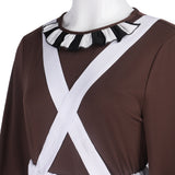 Charlie and the Chocolate Factory Chocolate Women Dress Outfit Cosplay Costume Outfits Halloween Carnival Suit