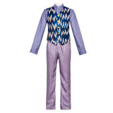Charlie and the Chocolate Factory Young Willy Wonka Red Outfit Cosplay Costume Outfit Halloween Carnival Suit