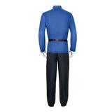 Chikyuu no Undou ni Tsuite Rafał Blue Outfit Cosplay Costume Outfit Halloween Carnival Suit