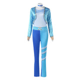 Chloe Charming Women Blue Outfit Cosplay Costume Outfits Halloween Carnival Suit