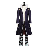 Chrollo Lucilfer Black Coat Cosplay Costume Outfit Halloween Carnival Suit