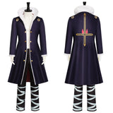 Chrollo Lucilfer Black Coat Cosplay Costume Outfit Halloween Carnival Suit