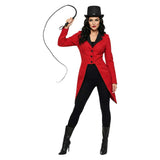 Circus Animal Trainer Women Red Outfit Cosplay Costume Outfit Halloween Carnival Suit