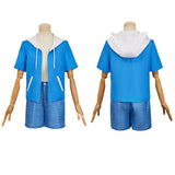 City the Animation Midori Nagumo Blue Outfit Cosplay Costume Outfits Halloween Carnival Suit
