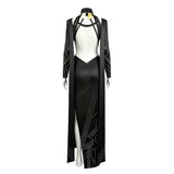 Clair Obscur Lune Women Black Outfit Cosplay Costume Outfit Halloween Carnival Suit