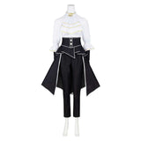 Clair Obscur Maelle Women White and Black Outfit Cosplay Costume Outfit Halloween Carnival Suit