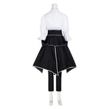 Clair Obscur Maelle Women White and Black Outfit Cosplay Costume Outfit Halloween Carnival Suit