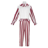 Clown in a Cornfield Flando Red Outfit Cosplay Costume Outfits Halloween Carnival Suit