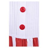 Clown in a Cornfield Flando the Clown Red Jumpsuit Cosplay Costume Outfits Halloween Carnival Suit