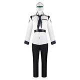 Coby White Uniform Outfit Cosplay Costume Outfit Halloween Carnival Suit
