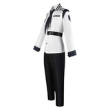 Coby White Uniform Outfit Cosplay Costume Outfit Halloween Carnival Suit