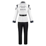 Coby White Uniform Outfit Cosplay Costume Outfit Halloween Carnival Suit