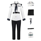 Coby White Uniform Outfit Cosplay Costume Outfit Halloween Carnival Suit