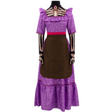 CoCo Imelda Women Purple Dress Cosplay Costume Outfit Halloween Carnival Suit