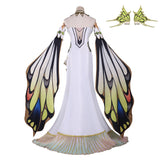 Code Geass C.C. White Dress Cosplay Costume Outfits Halloween Carnival Suit