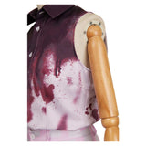 Companion (2025) Iris Women Pink Bloody Outfit Cosplay Costume Outfits Halloween Carnival Suit