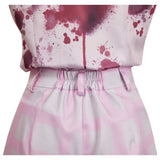 Companion (2025) Iris Women Pink Bloody Outfit Cosplay Costume Outfits Halloween Carnival Suit