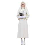 Conjuring The Nun Women White Outfit Cosplay Costume Outfit Halloween Carnival Suit