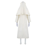 Conjuring The Nun Women White Outfit Cosplay Costume Outfit Halloween Carnival Suit