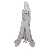 Corpse Bride Emily Women White Wedding Dress Cosplay Costume Outfits Halloween Carnival Suit