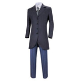 Corpse Bride Victor Black Wedding Suit Cosplay Costume Outfit Halloween Carnival Suit