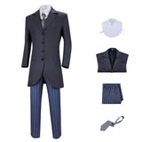 Corpse Bride Victor Black Wedding Suit Cosplay Costume Outfit Halloween Carnival Suit
