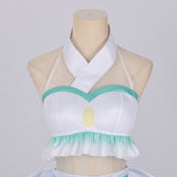 Cosmic Princess Kaguya Iroha Sakayori Women Blue Swimsuit Cosplay Costume Outfit Halloween Carnival Suit
