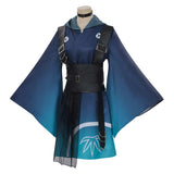 Cosmic Princess Kaguya Iroha‌ Sakayori Women Blue Kimono Cosplay Costume Outfit Halloween Carnival Suit