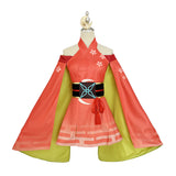 Cosmic Princess Kaguya Kaguya Women Orange Dress Cosplay Costume Outfits Halloween Carnival Suit