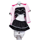 Cosmic Princess Kaguya Noi Komazawa Women Pink and Black Outfit Cosplay Costume Outfit Halloween Carnival Suit