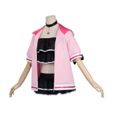 Cosmic Princess Kaguya Noi Komazawa Women Pink and Black Outfit Cosplay Costume Outfit Halloween Carnival Suit