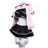 Cosmic Princess Kaguya Noi Komazawa Women Pink and Black Outfit Cosplay Costume Outfit Halloween Carnival Suit