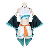 Cosmic Princess Kaguya Yachiyo Tsukimi Women Green Dress Cosplay Costume Outfits Halloween Carnival Suit