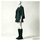Coven Academy Blair Women Green School Uniform Cosplay Costume Outfit Halloween Carnival Suit
