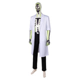 Creature Commandos 2024 Dr. Phosphorus White Outfit Cosplay Costume Outfits Halloween Carnival Suit