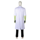 Creature Commandos 2024 Dr. Phosphorus White Outfit Cosplay Costume Outfits Halloween Carnival Suit