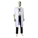 Creature Commandos 2024 Dr. Phosphorus White Outfit Cosplay Costume Outfits Halloween Carnival Suit