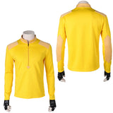 Creature Commandos 2024 John Economos Yellow Top Cosplay Costume Outfits Halloween Carnival Suit