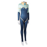 Creature Commandos 2024 Nina Mazursky Women Blue Jumpsuit Cosplay Costume Outfits Halloween Carnival Suit