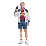 Cyberpunk Roman Carax White Coat Outfit Cosplay Costume Outfit Halloween Carnival Suit
