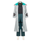 Cyberpunk Weak Kingsley Sliver Trench Coat Set Cosplay Costume Outfit Halloween Carnival Suit