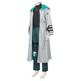 Cyberpunk Weak Kingsley Sliver Trench Coat Set Cosplay Costume Outfit Halloween Carnival Suit
