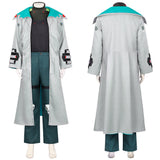Cyberpunk Weak Kingsley Sliver Trench Coat Set Cosplay Costume Outfit Halloween Carnival Suit