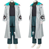Cyberpunk Weak Kingsley Sliver Trench Coat Set Cosplay Costume Outfit Halloween Carnival Suit