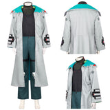 Cyberpunk Weak Kingsley Sliver Trench Coat Set Cosplay Costume Outfit Halloween Carnival Suit