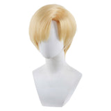 Cyberpunk: Edgerunners Roman Carax Cosplay Wig Heat Resistant Synthetic Hair Carnival Halloween Party Props
