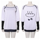 Dan da dan (2025) Momo Ayase White Top Cosplay Costume Outfits Halloween Carnival Suit