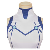 Dan da dan (2025) Vemola Bamora White Jumpsuit Cosplay Costume Outfits Halloween Carnival Suit