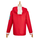 Dan da dan Momo Ayase Red Coat Cosplay Costume Outfits Halloween Carnival Suit