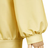 Dan da dan Momo Ayase Yellow Printed Top Cosplay Costume Outfits Halloween Carnival Suit